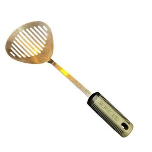 Vtg EKCO Kitchamajig Slotted Spoon Strainer Whip‎ Fry Spatula Easy Grip Handle